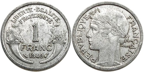 1 франк 1949 Франция