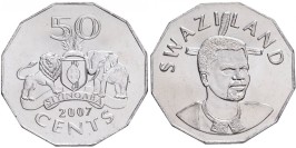 50 центов 2007 Свазиленд 50 центов 2007 Свазиленд