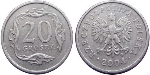 20 грошей 2004 Польша