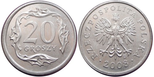 20 грошей 2008 Польша