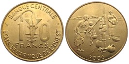 10 франков 2000 Западная Африка