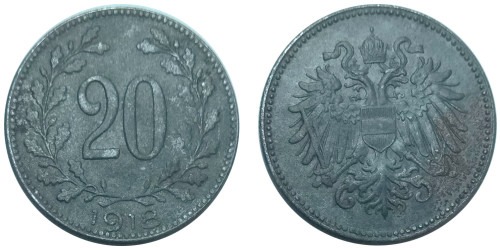 20 геллеров 1918 Австрия