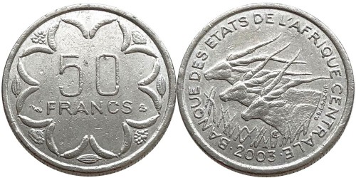50 франков 2003 Французская экваториальная Африка