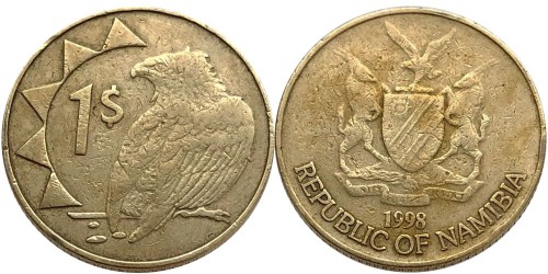 1 доллар 1998 Намибия