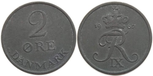 2 эре 1967 Дания