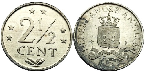 2 1/2 цента 1985 Нидерландские Антильские острова