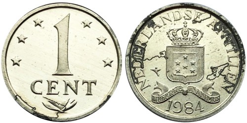 1 цент 1984 Нидерландские Антильские острова