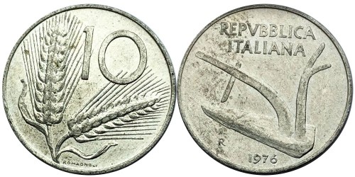10 лир 1976 Италия