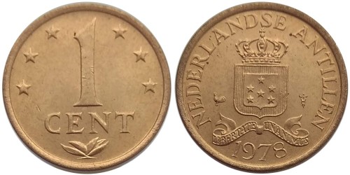 1 цент 1978 Нидерландские Антильские острова