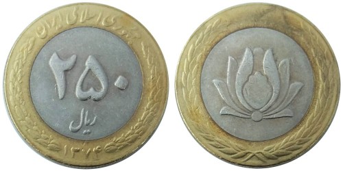 250 риалов 1995 Иран