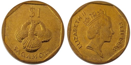 1 доллар 1998 Фиджи