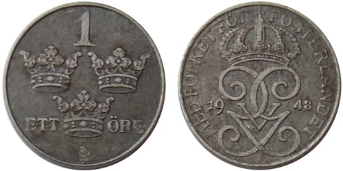 1 эре 1948 Швеция