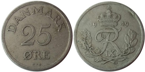 25 эре 1949 Дания