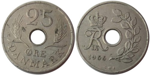 25 эре 1966 Дания