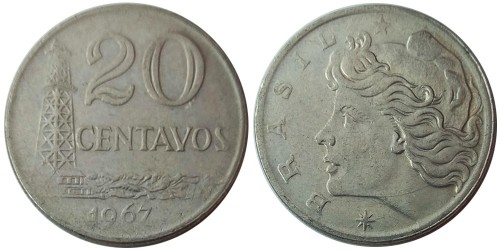 20 сентаво 1967 Бразилия