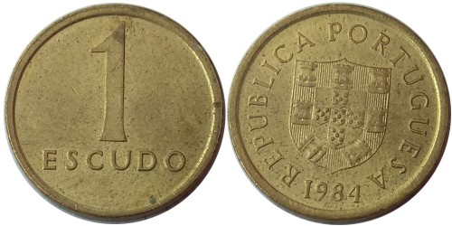 1 эскудо 1984 Португалия