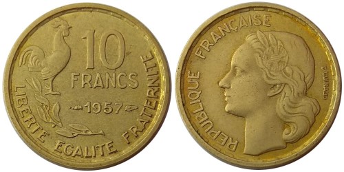 10 франков 1957 Франция