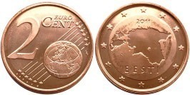 2 евроцента 2011 Эстония UNC