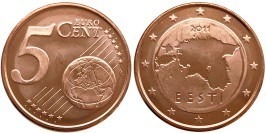 5 евроцентов 2011 Эстония UNC
