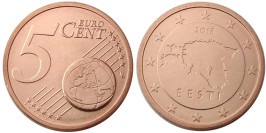 5 евроцентов 2018 Эстония UNC