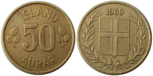 50 эйре 1969 Исландия