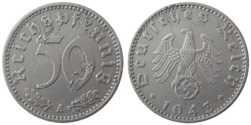 50 рейхспфеннигов 1943 «А» Германия