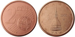 2 евроцента 2008 Италия UNC
