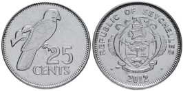 25 центов 2012 Сейшельские острова UNC