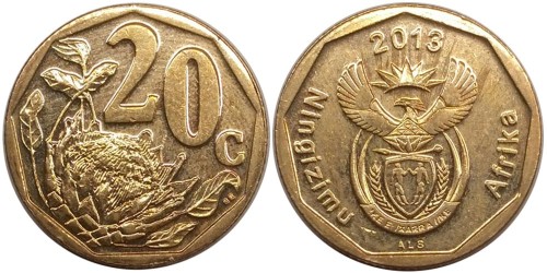 20 центов 2013 ЮАР