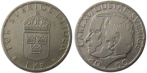 1 крона 2000 Швеция