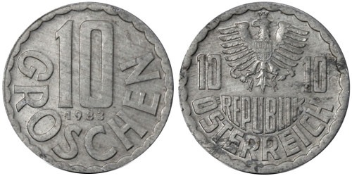 10 грошей 1983 Австрия