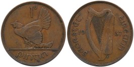 1 пенни 1937 Ирландия