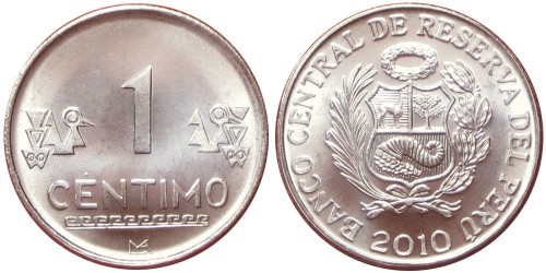 1 сентимо 2010 Перу
