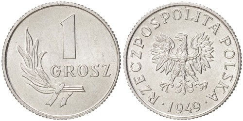 1 грош 1949 Польша