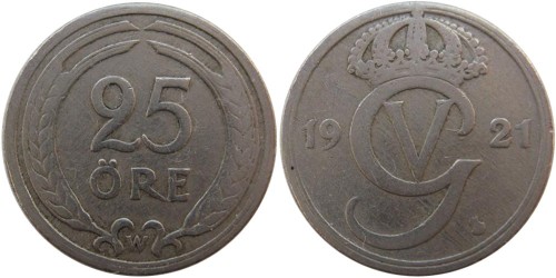 25 эре 1921 Швеция