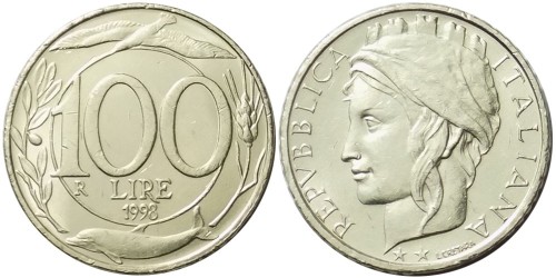 100 лир 1998 Италия