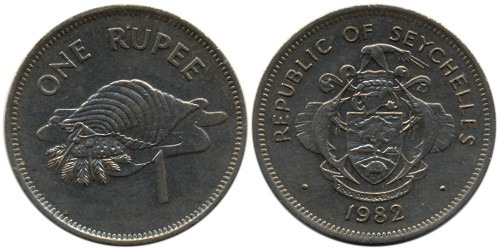 1 рупия 1982 Сейшельские острова