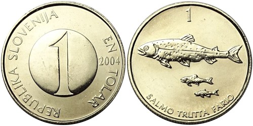 1 толар 2004 Словения