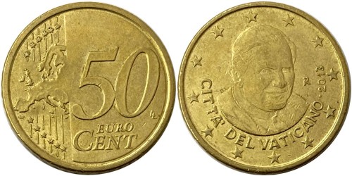 50 евроцентов 2013 Ватикан