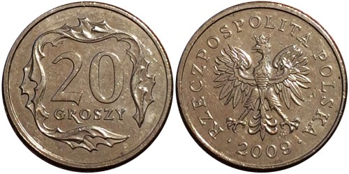 20 грошей 2009 Польша