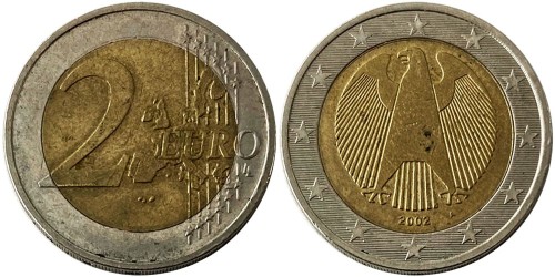 2 евро 2002 «А» Германия