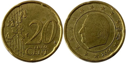 20 евроцентов 2006  Бельгия