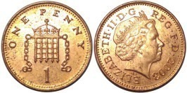 1 пенни 2003 Великобритания 1 пенни 2003 Великобритания