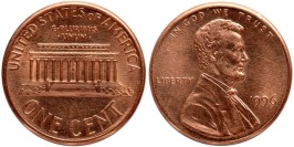 1 цент 1996 США