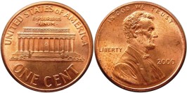 1 цент 2000 США