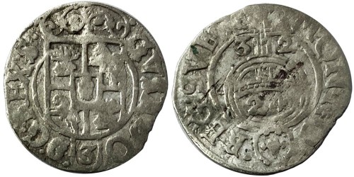 Полторак (1,5 гроша) 1632 Польша — Сигизмунд III — серебро