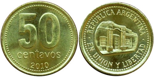 50 сентаво 2010 Аргентина UNC