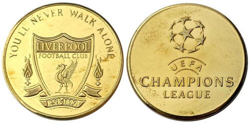 Памятная медаль — Футбольный клуб — Ливерпуль