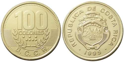100 колон 1995 Коста Рика