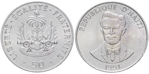 50 сантимов 1991 Гаити UNC